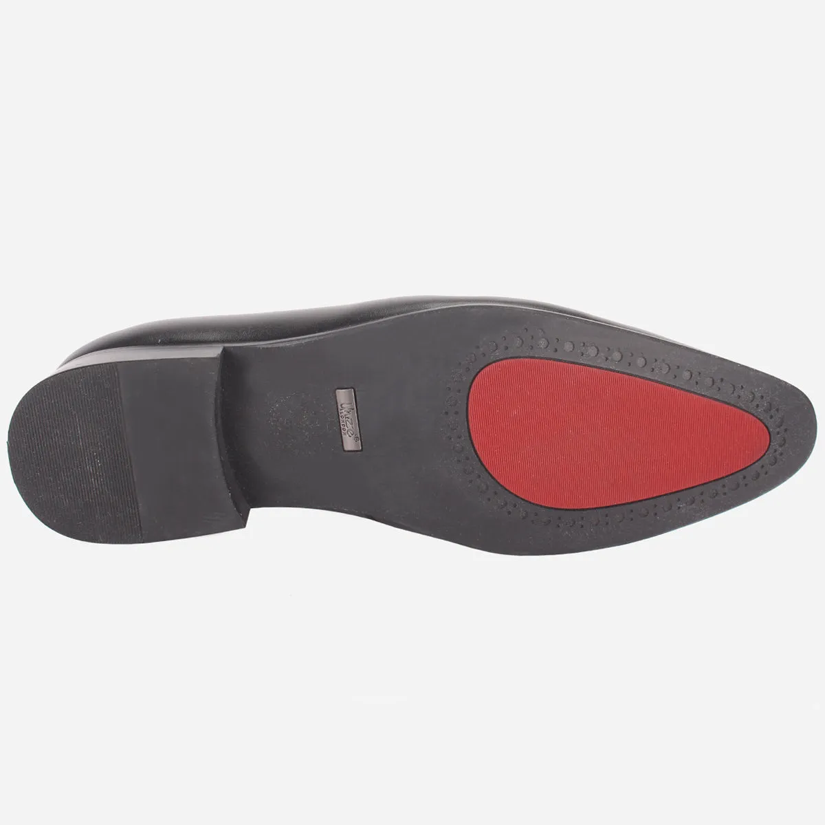 Mens "HUZIM" Leather Office Formal Slide In Shoes