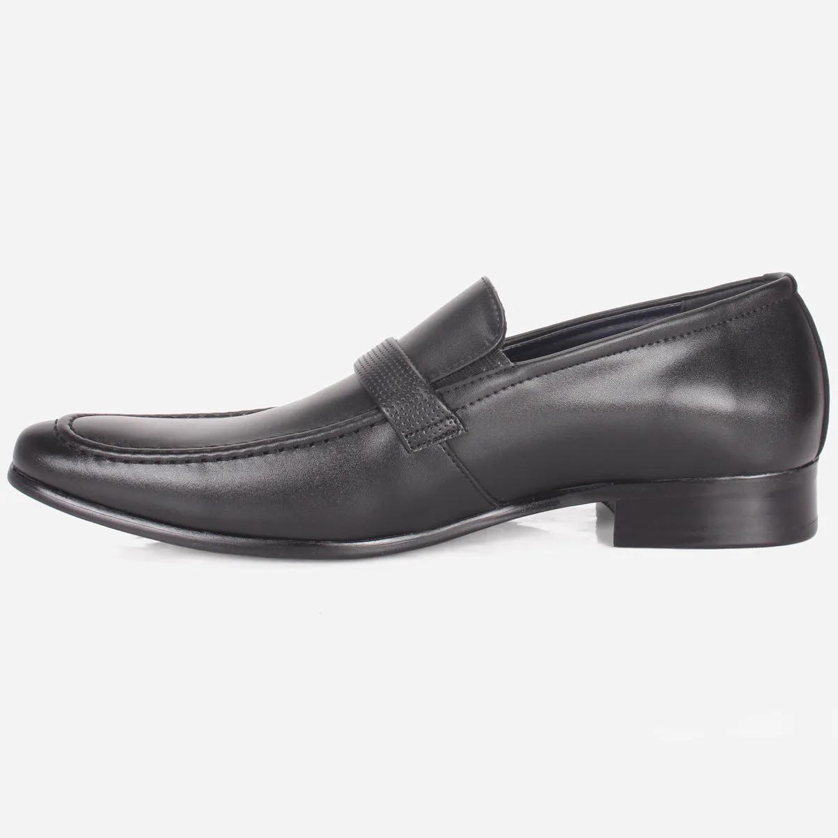 Mens "HUZIM" Leather Office Formal Slide In Shoes