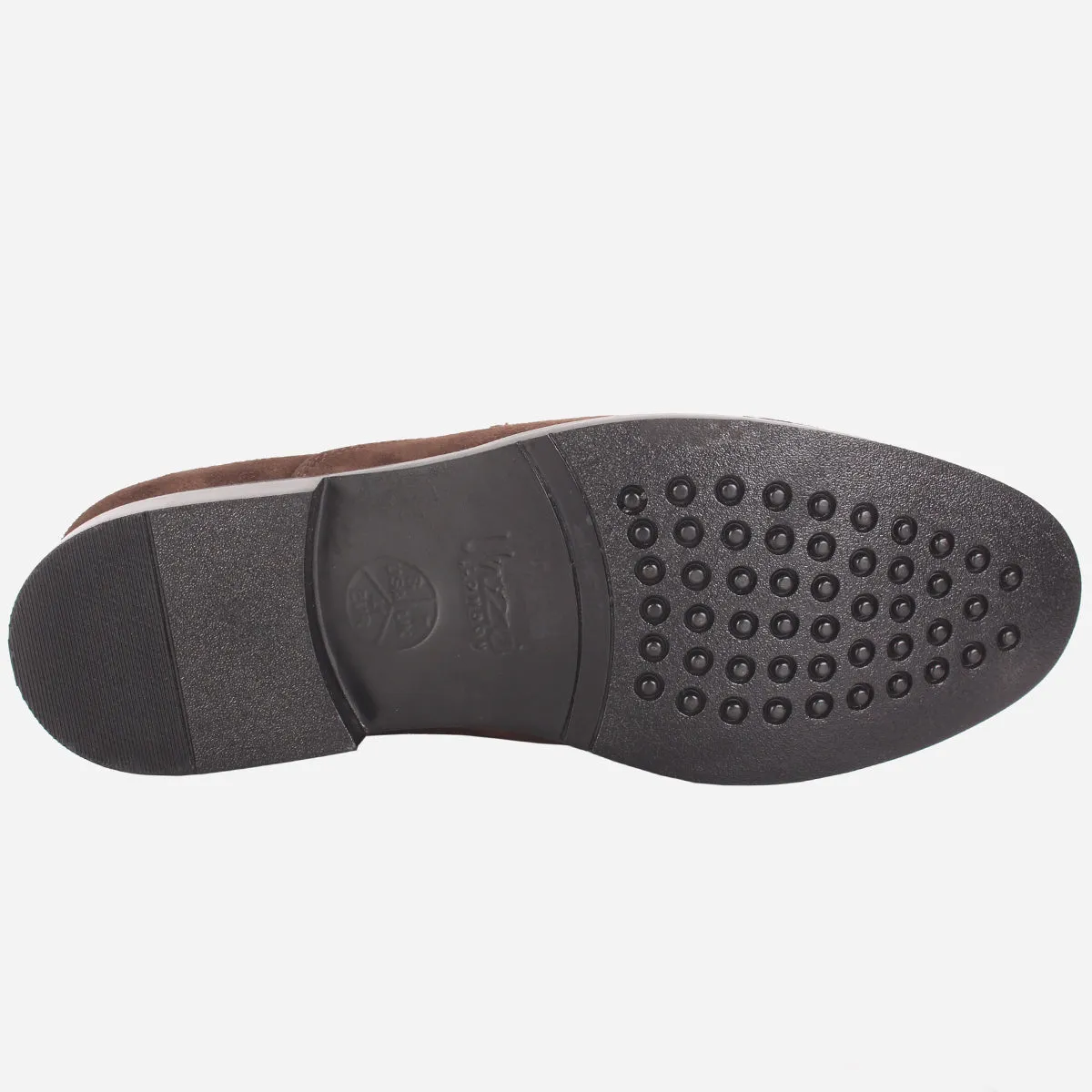 Mens "NAIMAR" Leather Slide In Loafers Shoes