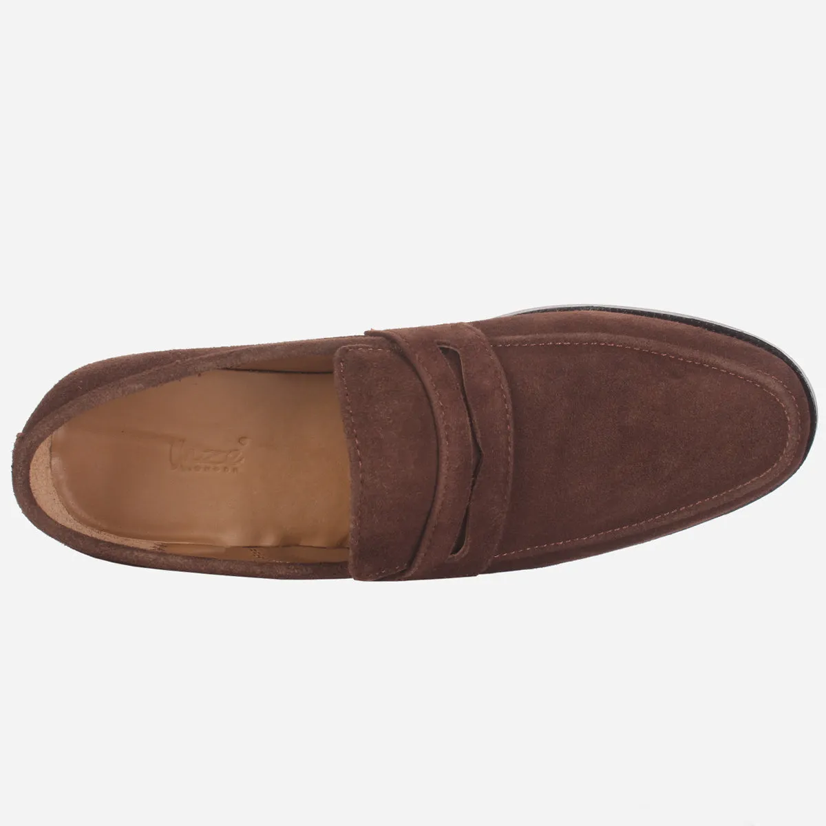 Mens "NAIMAR" Leather Slide In Loafers Shoes