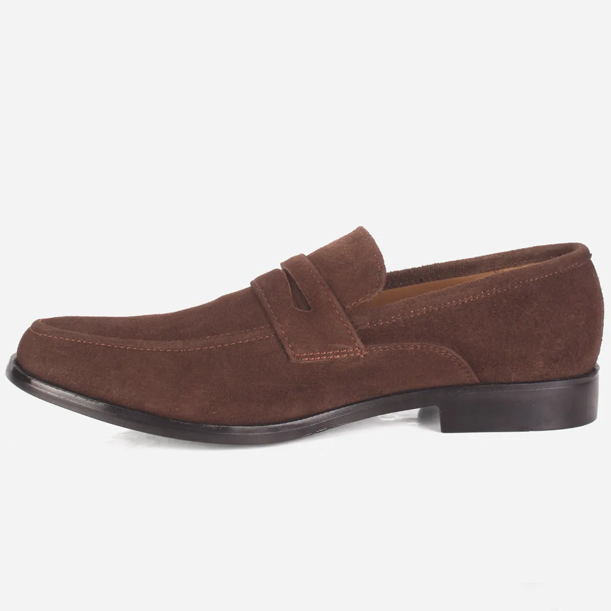Mens "NAIMAR" Leather Slide In Loafers Shoes