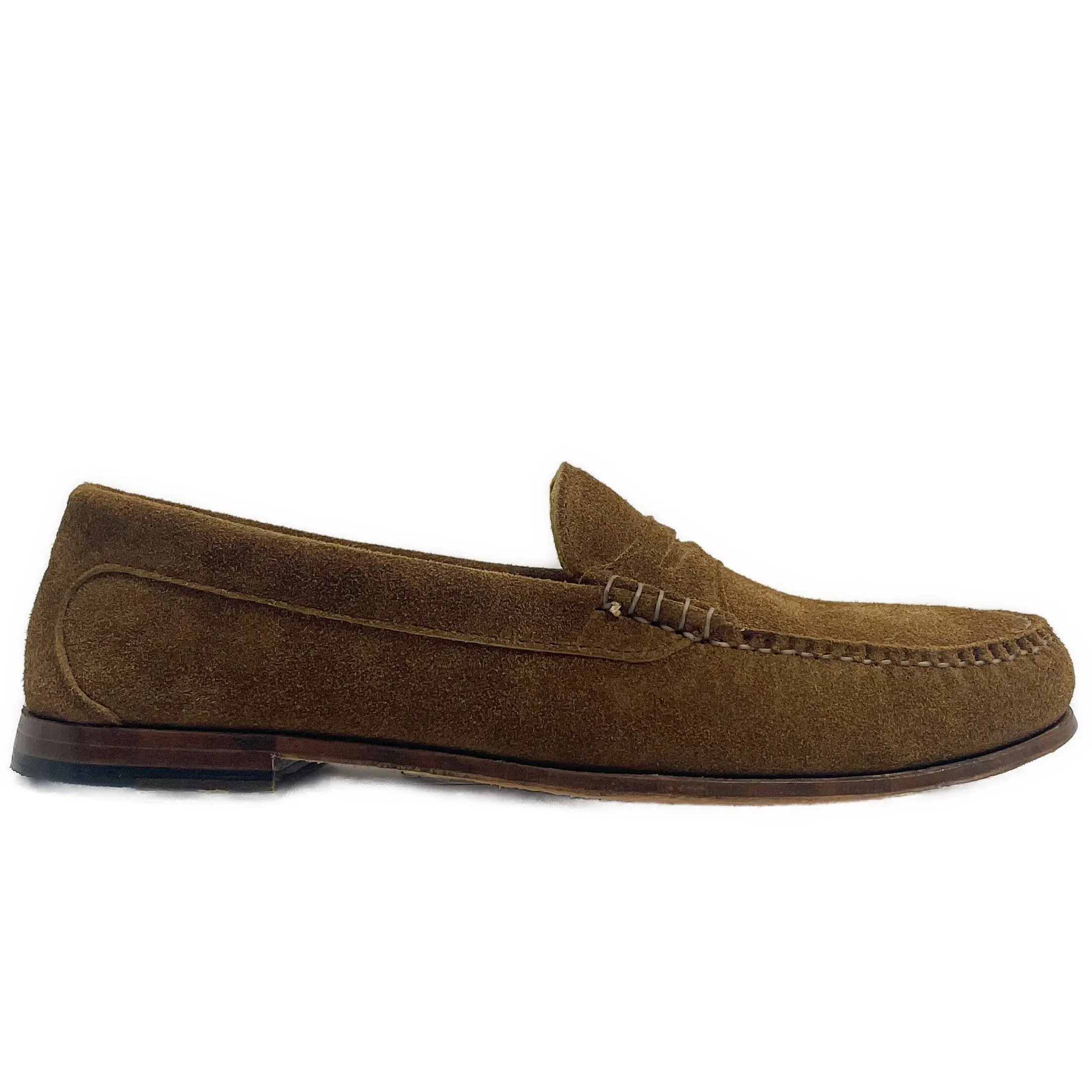 Men’s True Penny:  Mushroom Suede LE