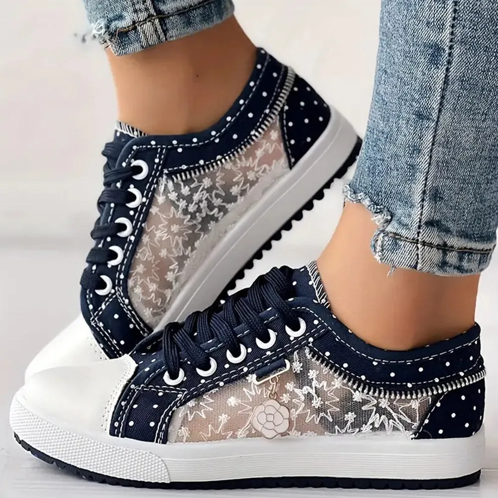 Mielle™ - Dotted Lace Sneakers