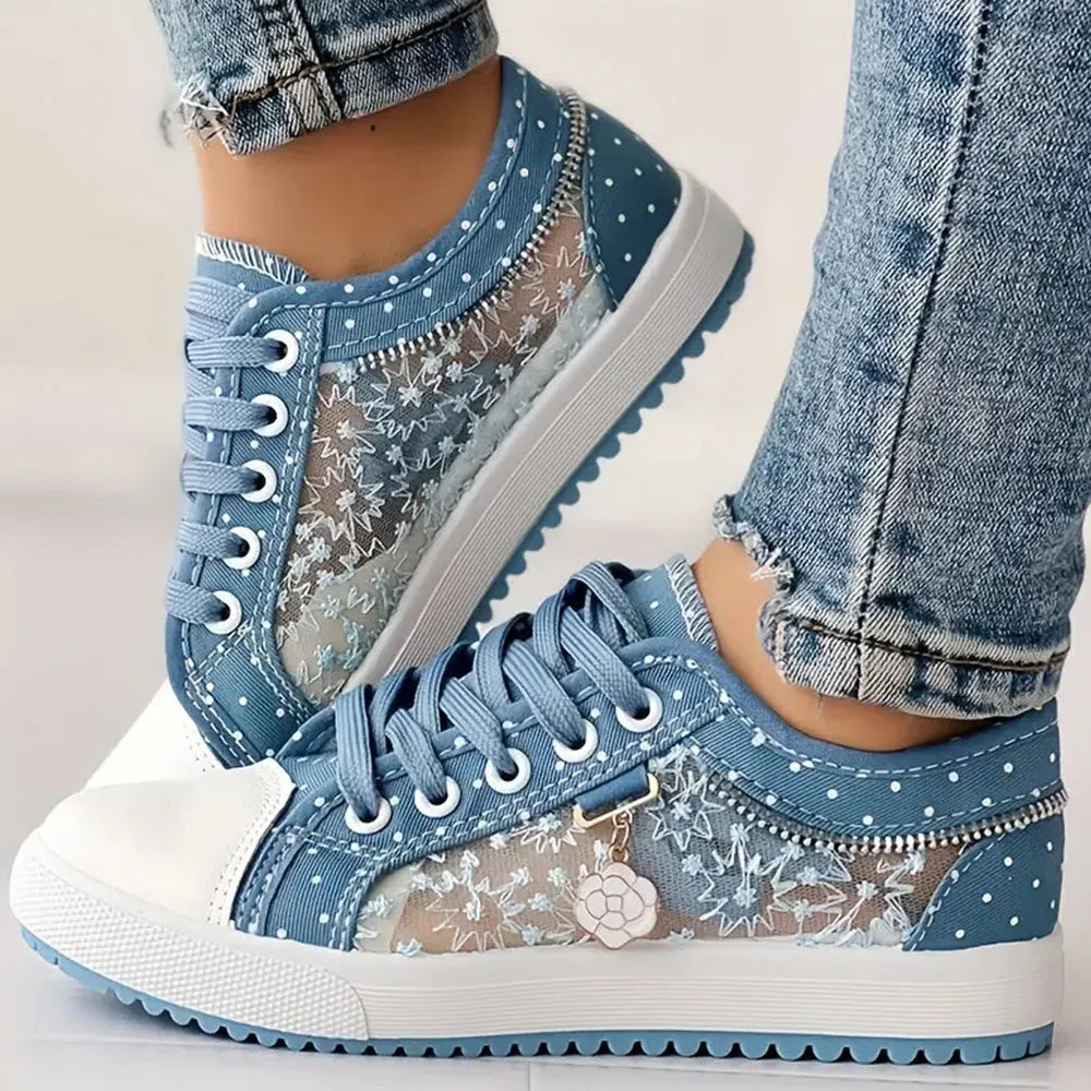 Mielle™ - Dotted Lace Sneakers