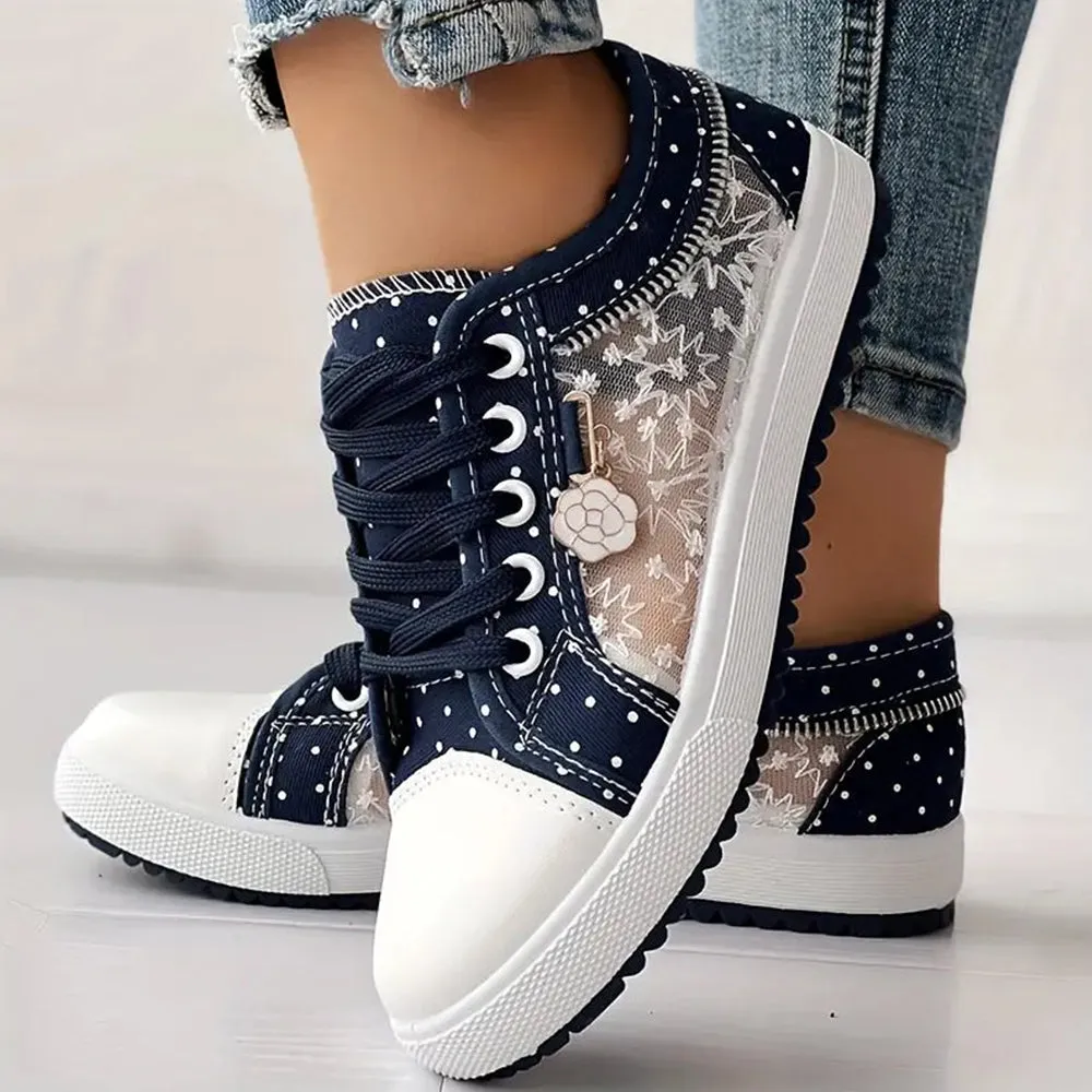 Mielle™ - Dotted Lace Sneakers