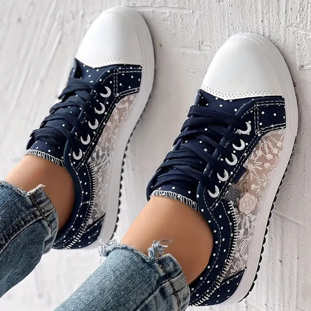 Mielle™ - Dotted Lace Sneakers