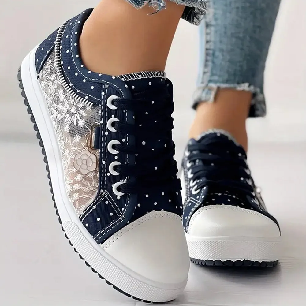 Mielle™ - Dotted Lace Sneakers