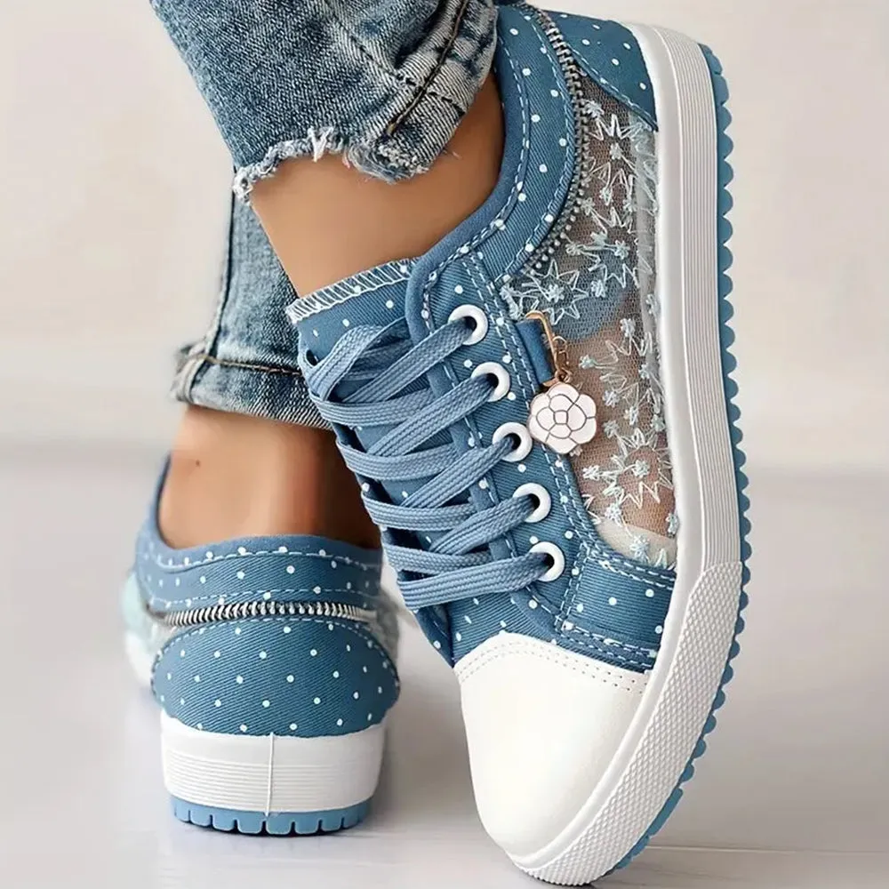 Mielle™ - Dotted Lace Sneakers