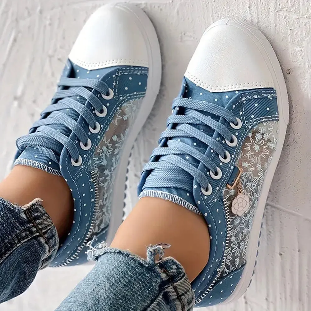 Mielle™ - Dotted Lace Sneakers