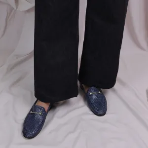 MOCCASIN AVINA - MIDNIGHT BLUE