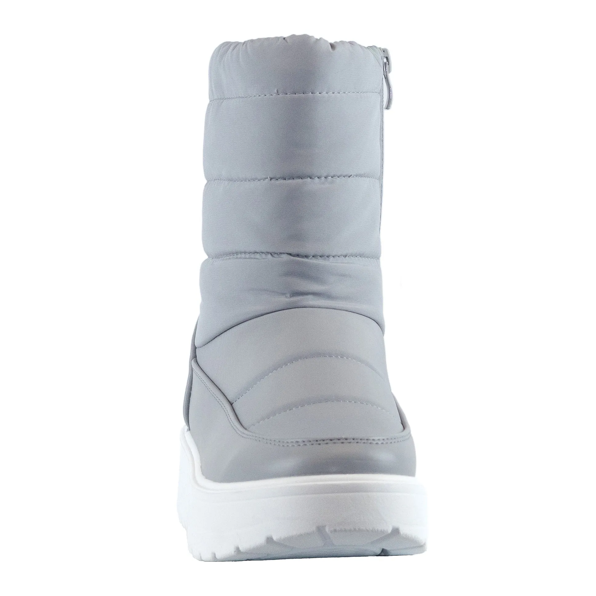 Mountain - Faux Fur Winter Boots, Waterproof Nylon Design, Inward Zipper for Easy Wear, Ideal for Snowy Days