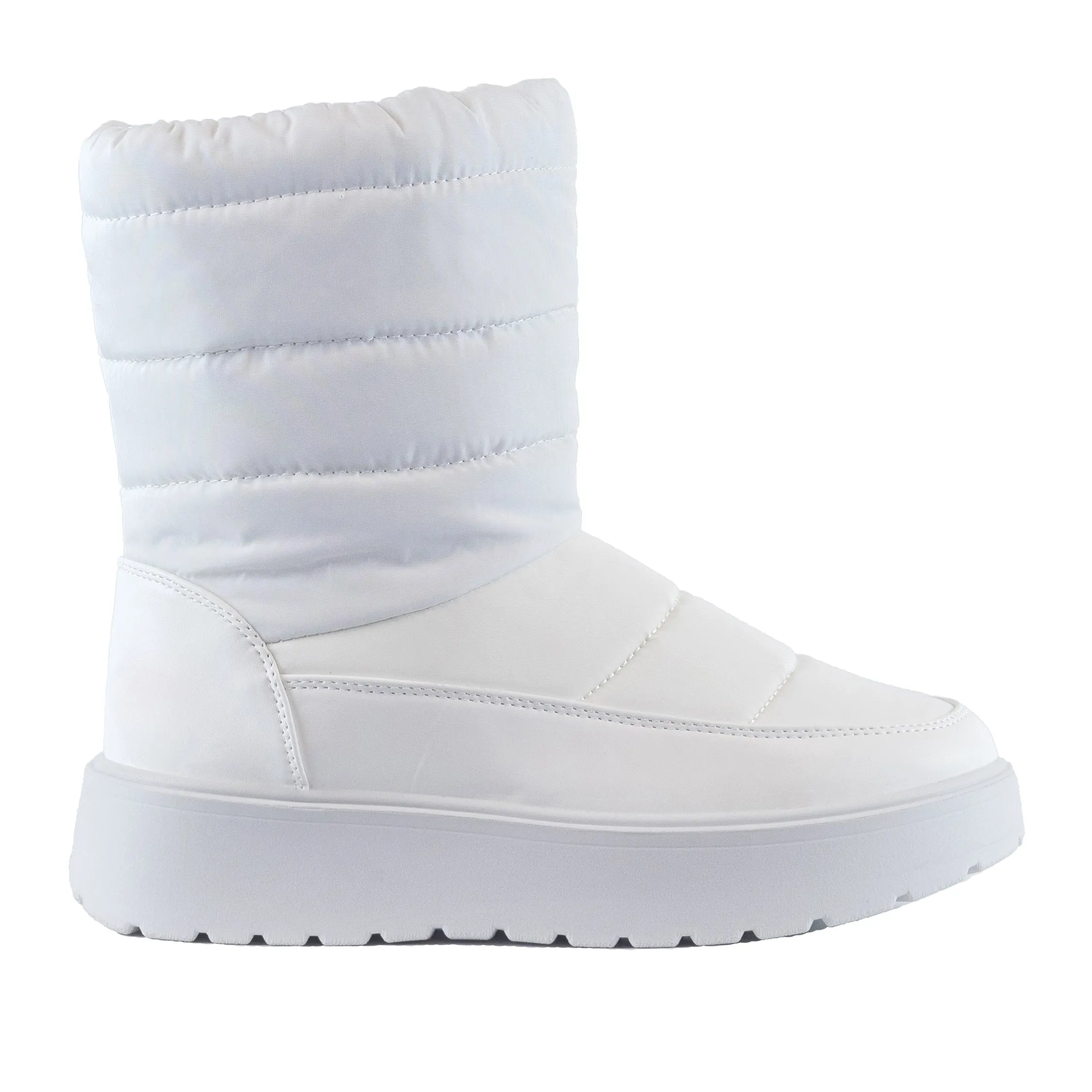 Mountain - Faux Fur Winter Boots, Waterproof Nylon Design, Inward Zipper for Easy Wear, Ideal for Snowy Days