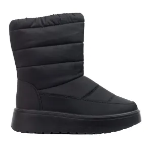 Mountain - Faux Fur Winter Boots, Waterproof Nylon Design, Inward Zipper for Easy Wear, Ideal for Snowy Days