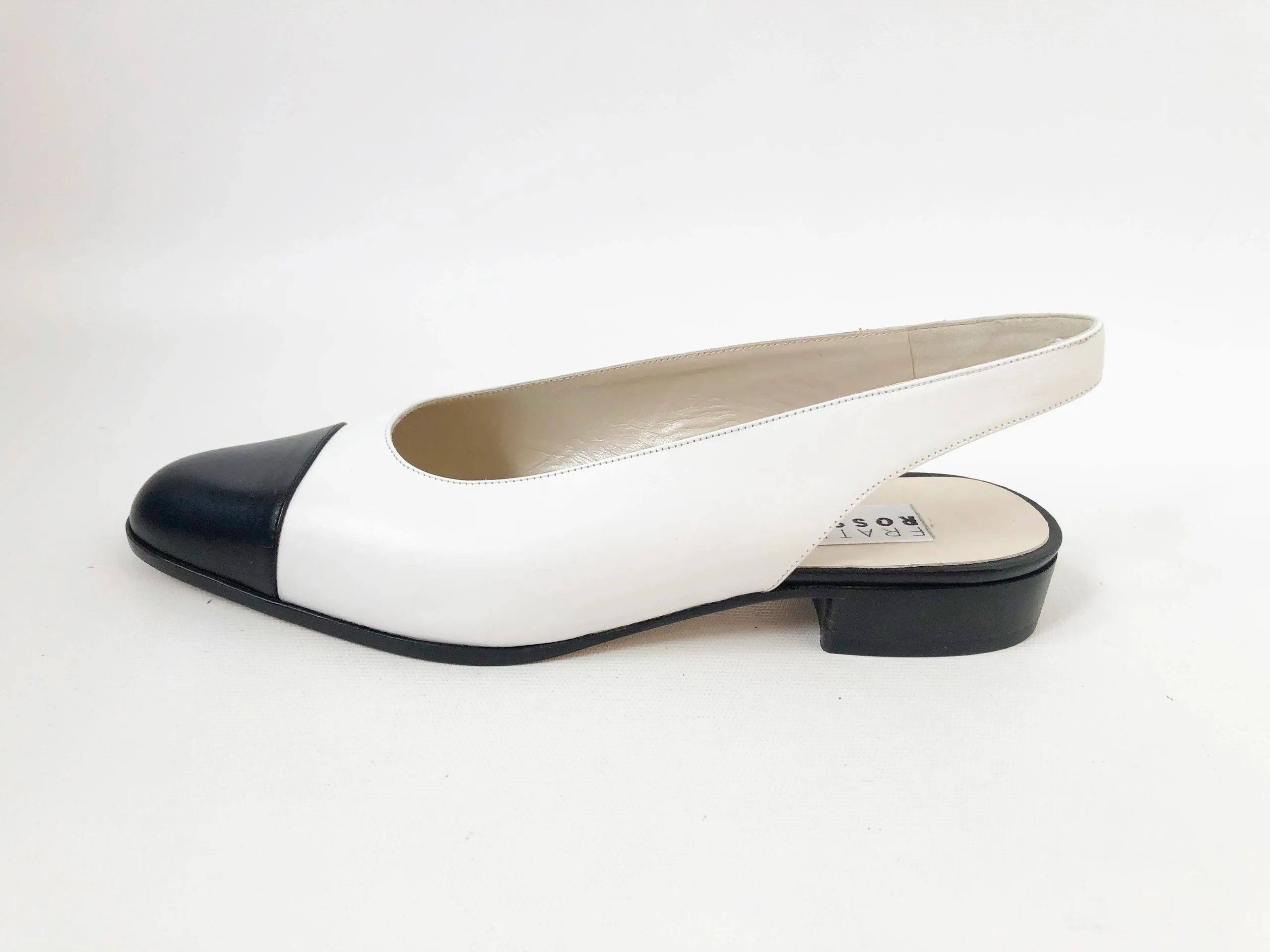 NEW Fratelli Rossetti Cap-Toe Slingback Size 39 It (9 Us)