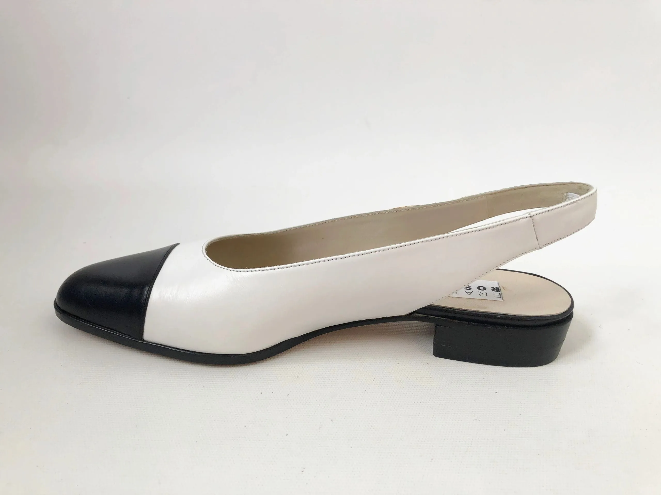 NEW Fratelli Rossetti Cap-Toe Slingback Size 39 It (9 Us)