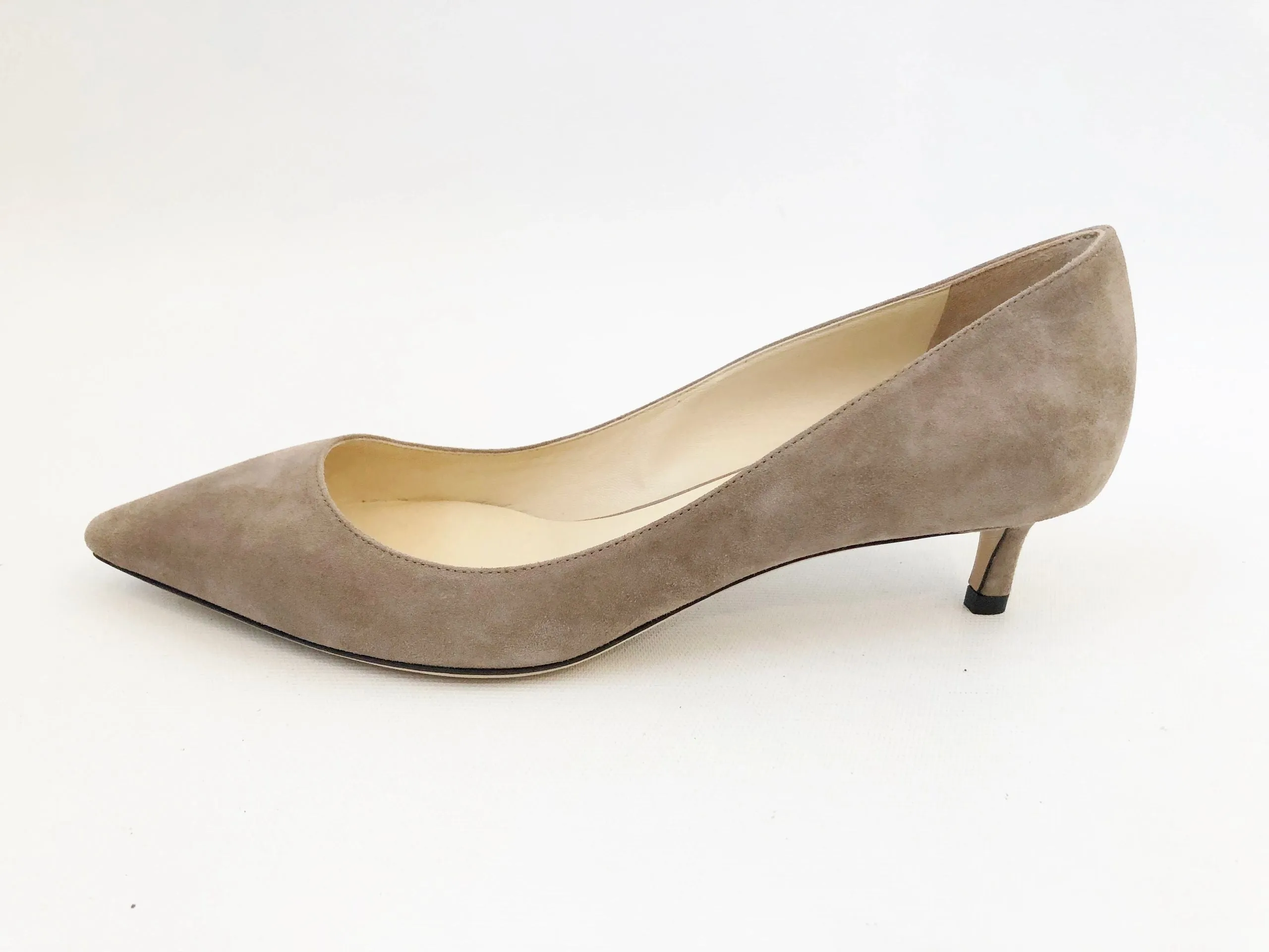 NEW Jimmy Choo Suede Pumps Size 37.5 It (7.5 Us)