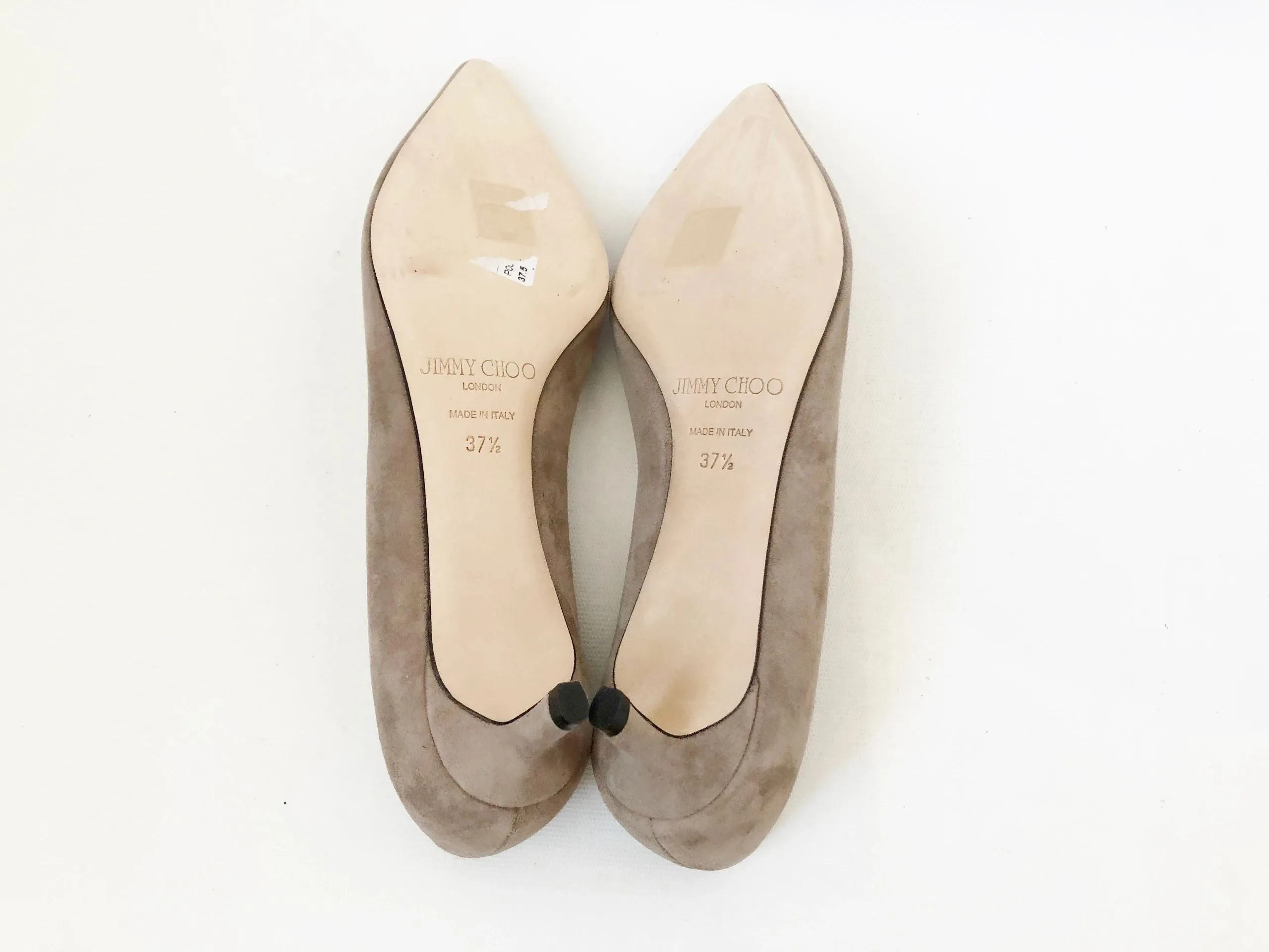 NEW Jimmy Choo Suede Pumps Size 37.5 It (7.5 Us)