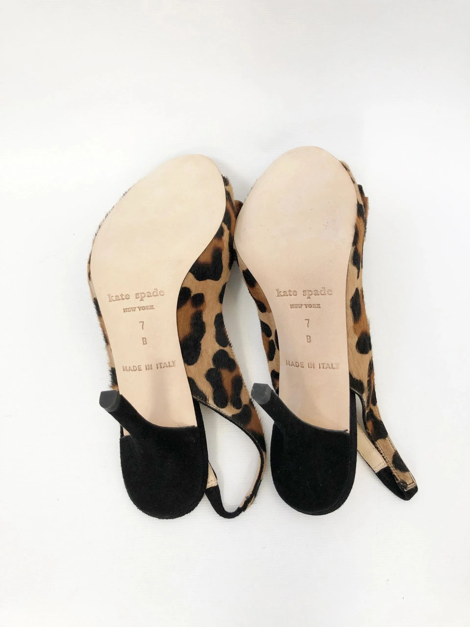 NEW Kate Spade Leopard Slingback Pump Size 7 M
