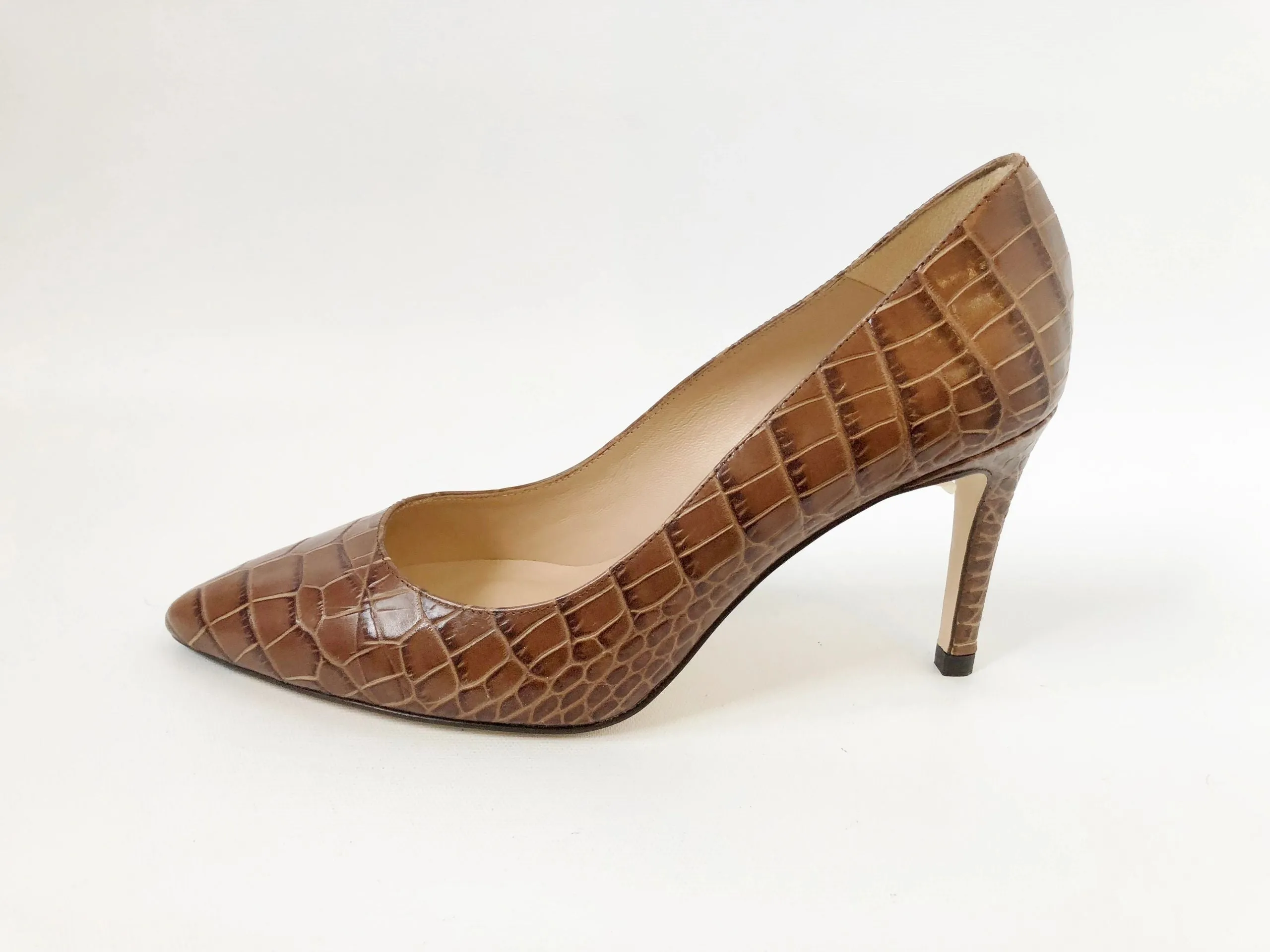 NEW L.K. Bennett Embossed Pump Size 39.5 It (9.5 Us)