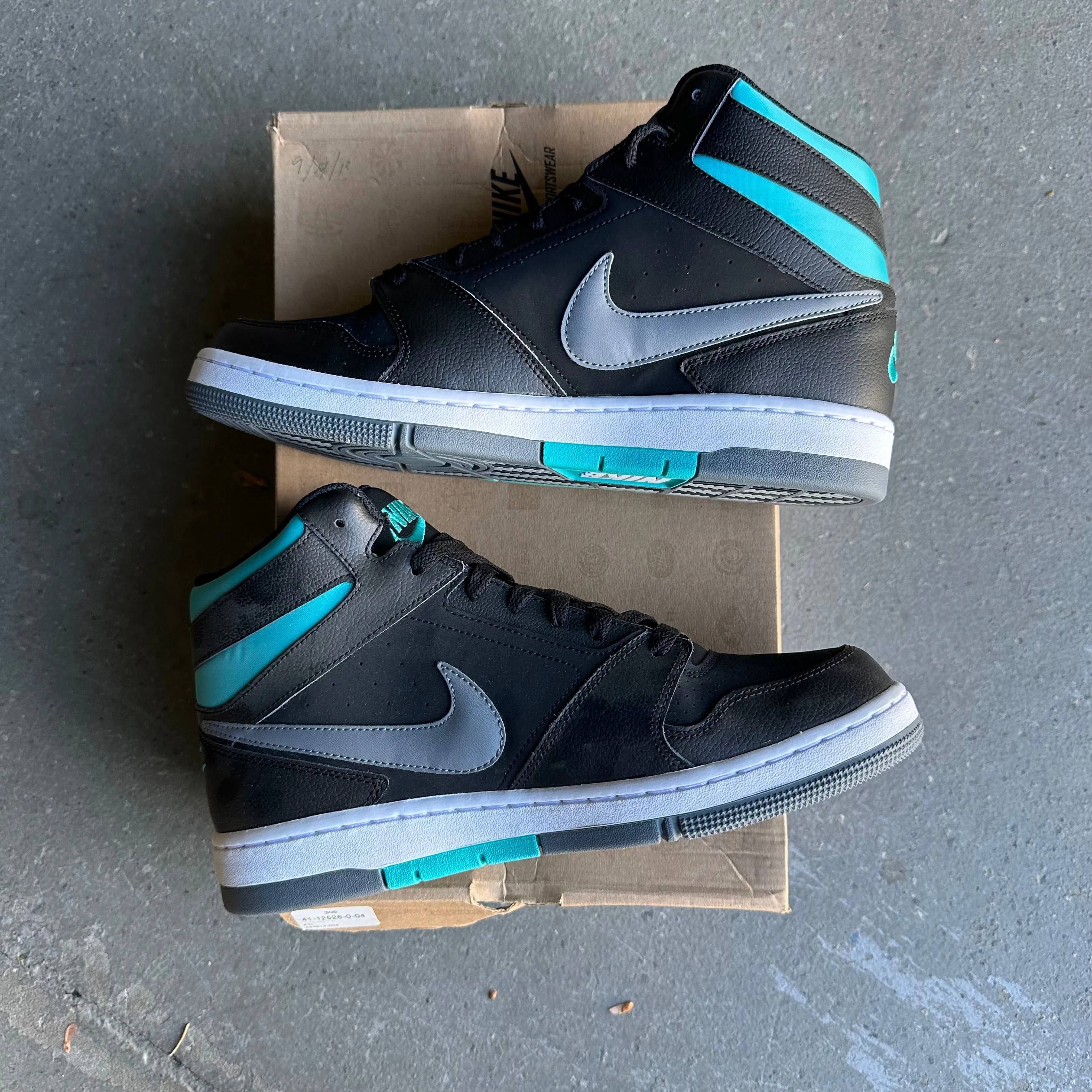 Nike Air Prestige IV High Black Cool Grey Teal