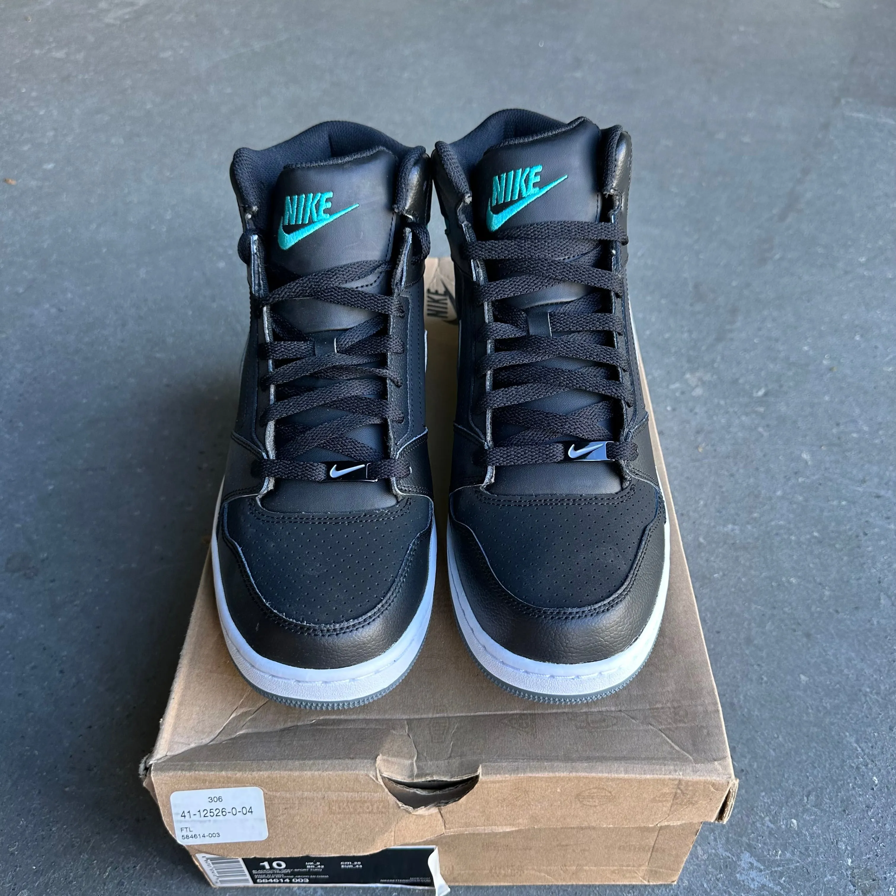 Nike Air Prestige IV High Black Cool Grey Teal