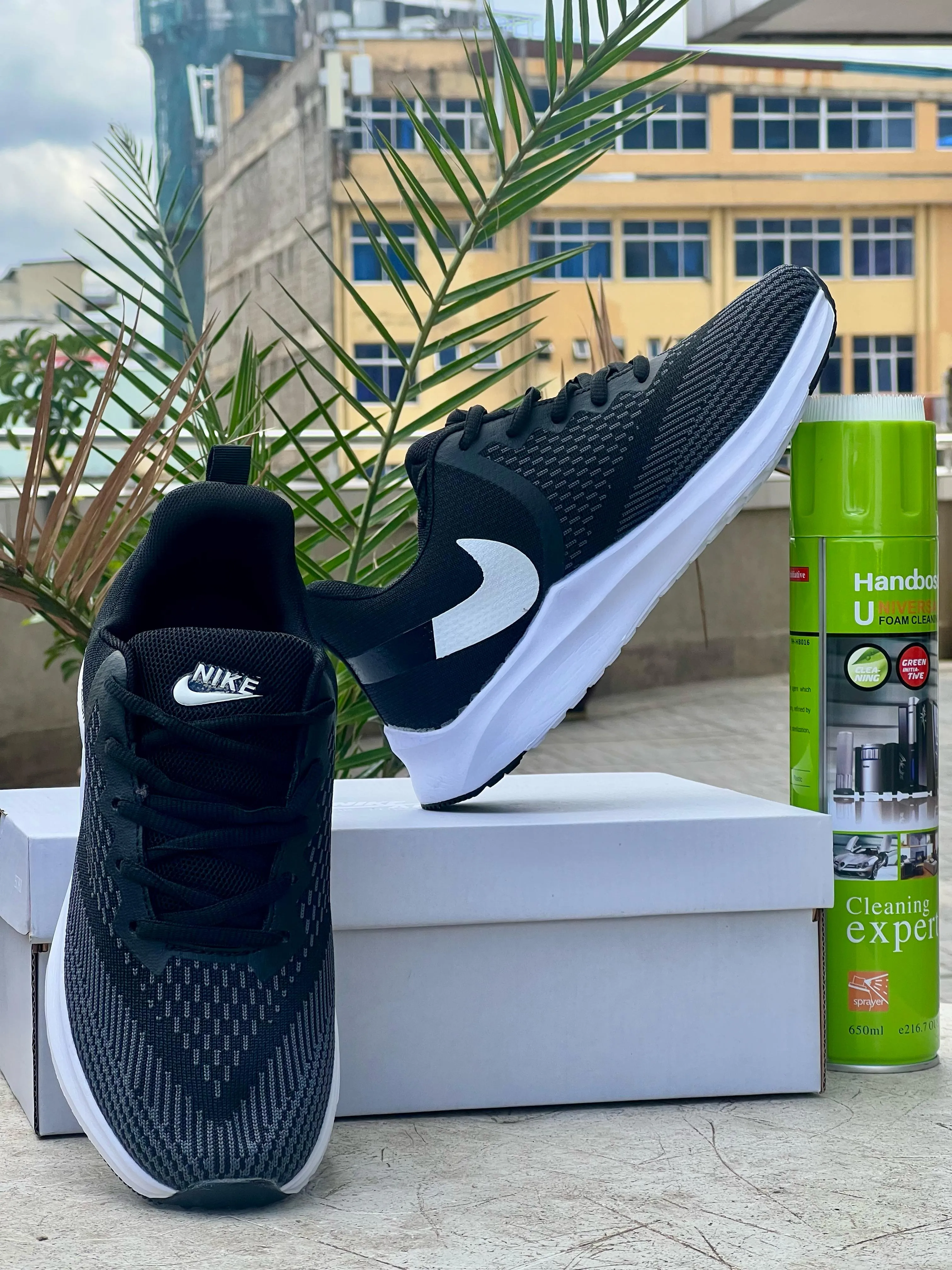 Nike Black & White Running Shoe