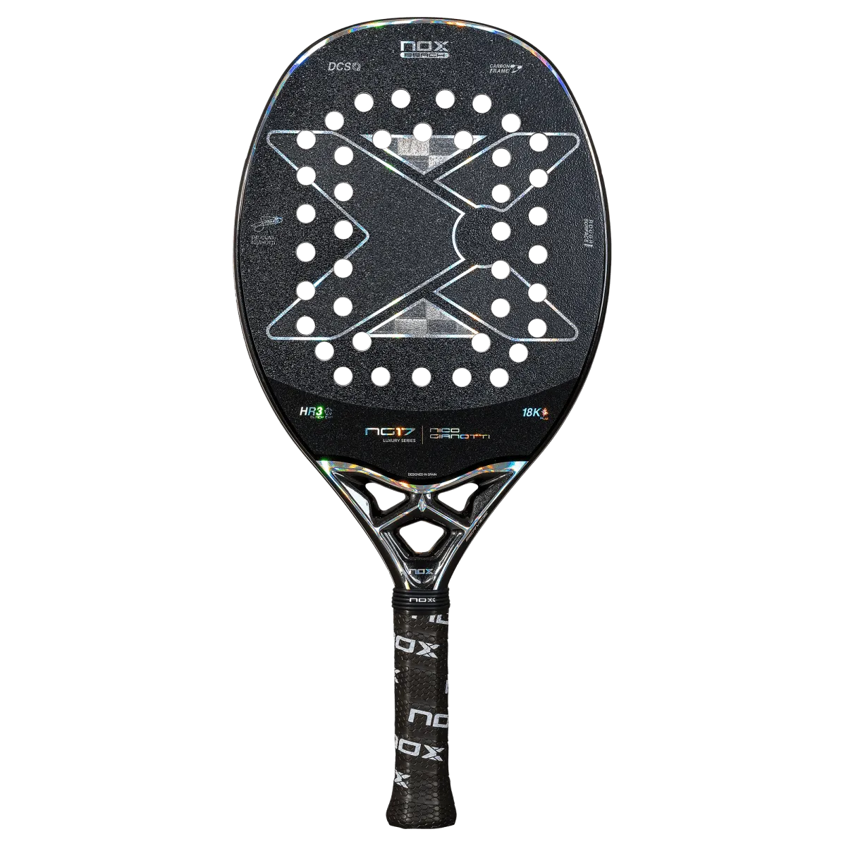 Pala beach tennis NG17 Luxury 2025. La pala de Nico Gianotti