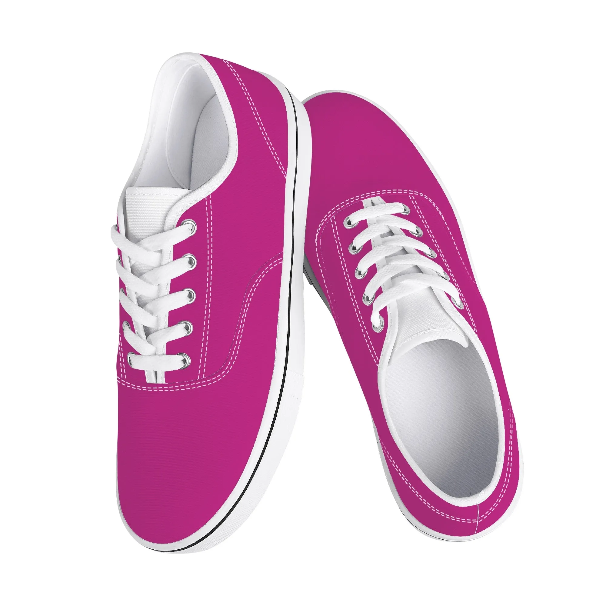 Pink and White Skate Shoes
