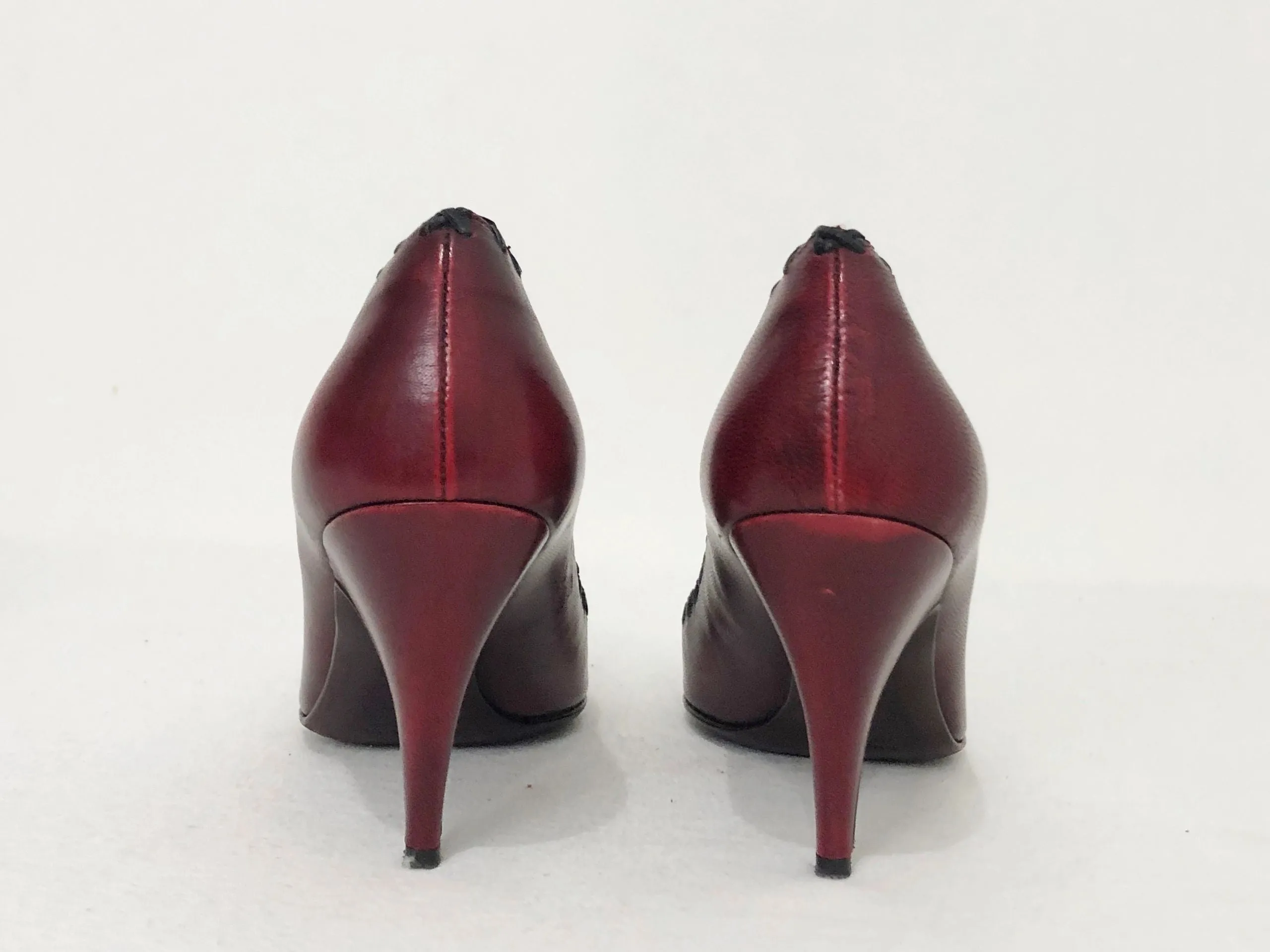 Prada Floral Accent Pumps Size 8.5