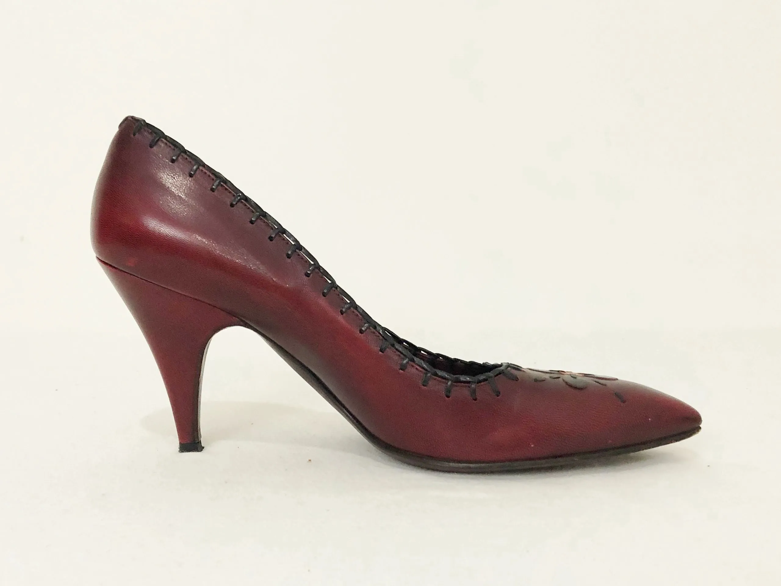 Prada Floral Accent Pumps Size 8.5