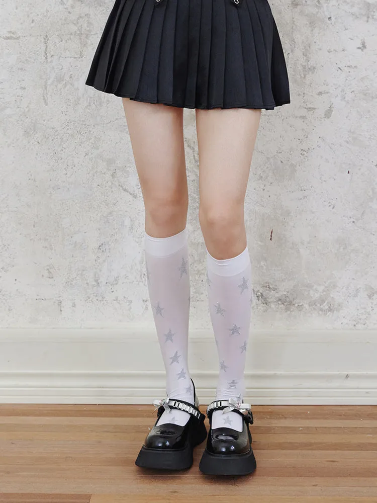 Ribbon Enamel Nichi Glossy Platform Loafer