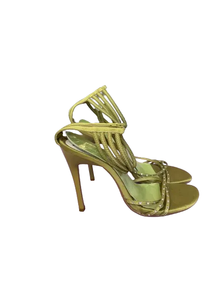Roberto Vianni Green Strappy Heels