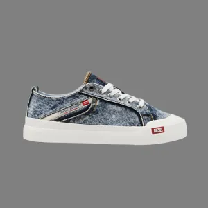S-Athos-Low Denim Sneakers