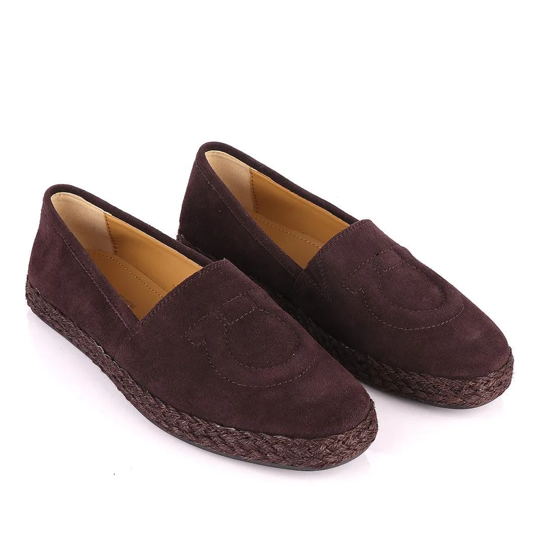 Salvatore Ferragamo Men's suede Parigi  loafers