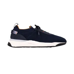 Santoni Men's Blue Sneaker