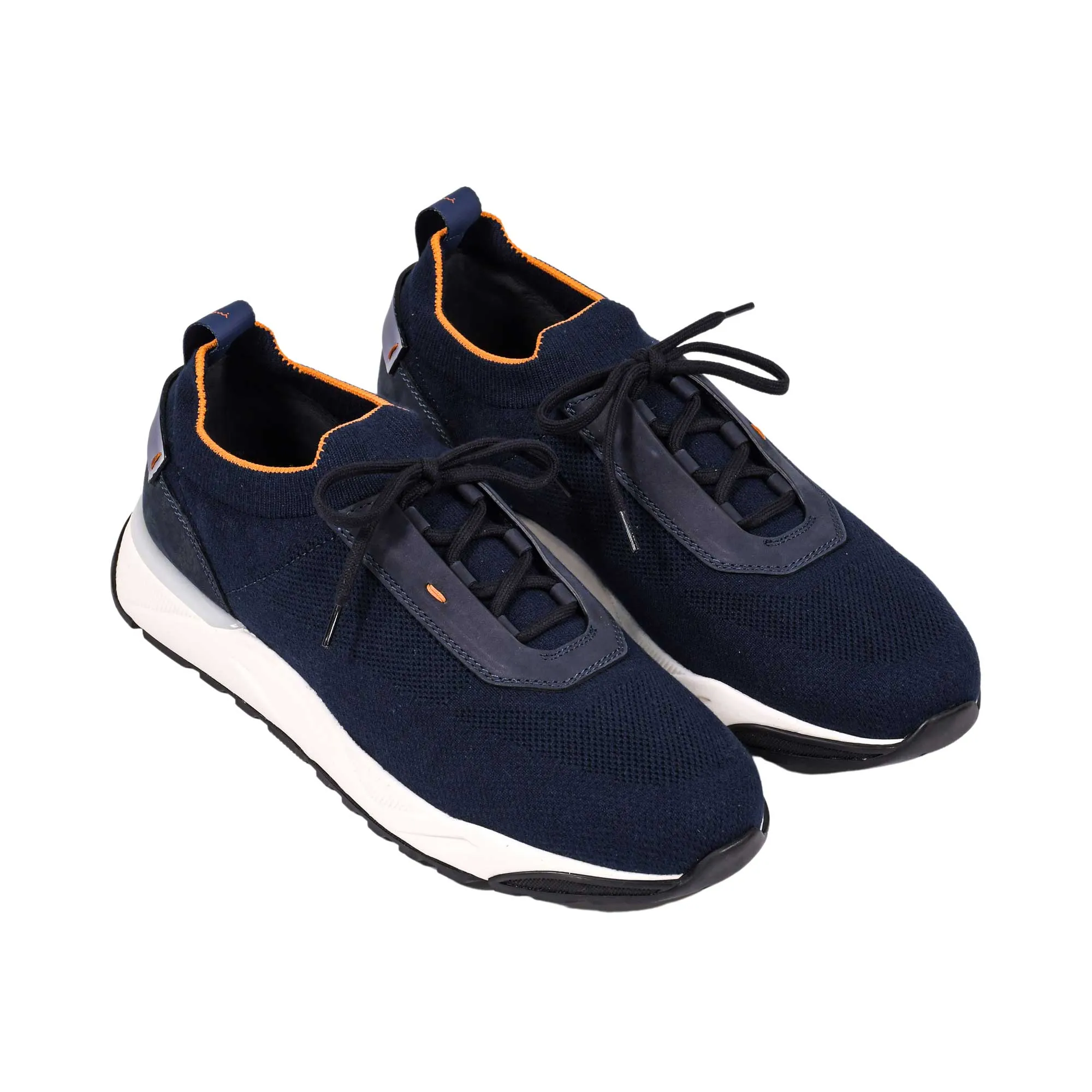 Santoni Men's Blue Sneaker