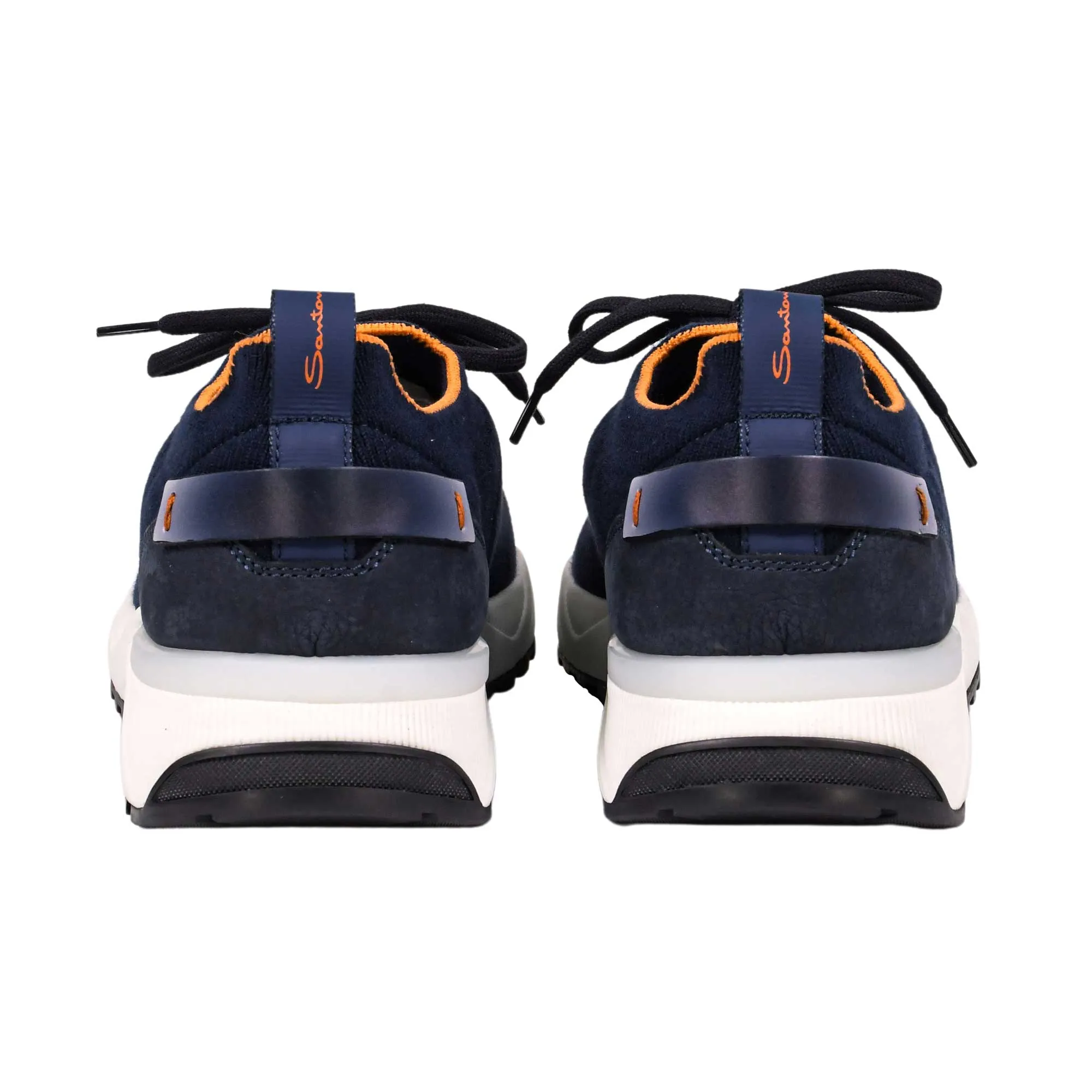 Santoni Men's Blue Sneaker