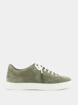 Semanado Khaki Suede Lace-Up Sneakers