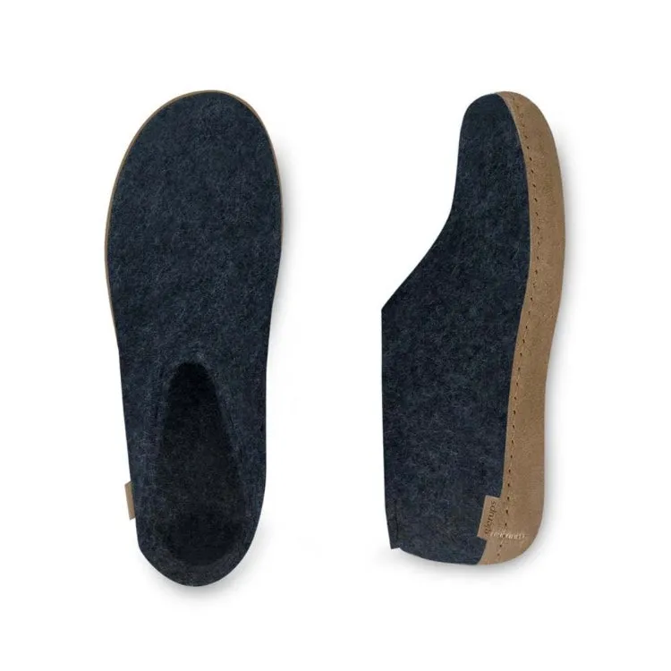 Shoe with Leather Sole - Denim