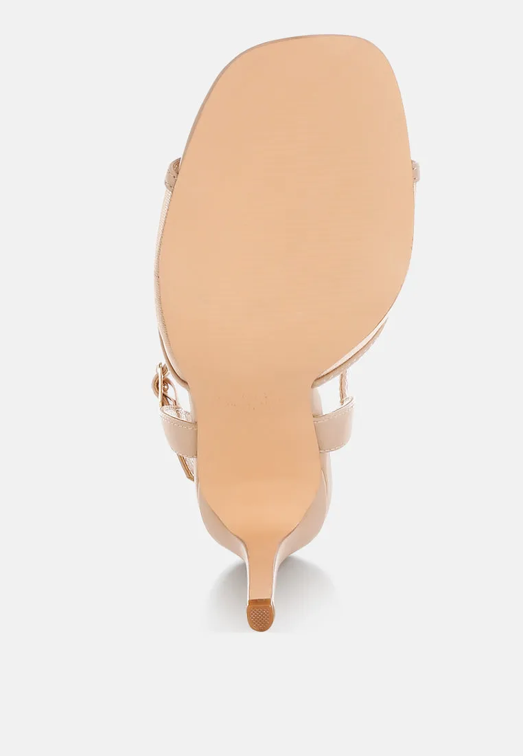 Square Toe Stiletto Heels By RUW