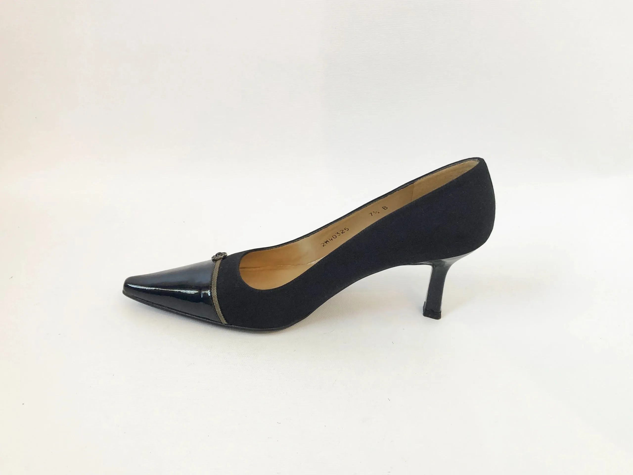 Stuart Weitzman Cap-Toe Pump Size 7.5