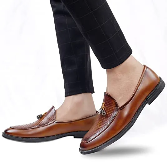 Stylish Casual Moccasins Slip-on Wedding ,Party Wear Shoes For Men's-JoansParamount