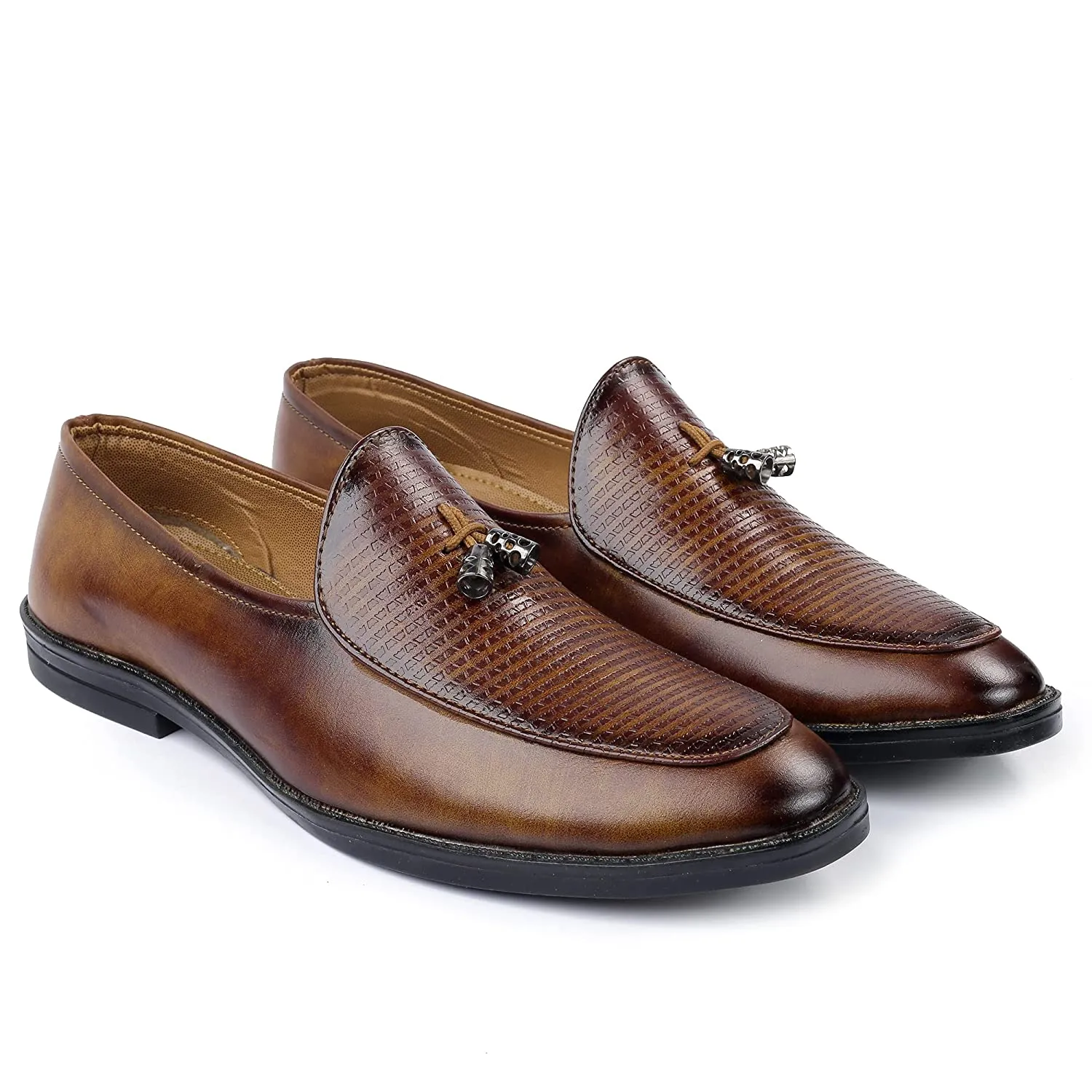 Stylish Casual Moccasins Slip-on Wedding ,Party Wear Shoes For Men's-JoansParamount