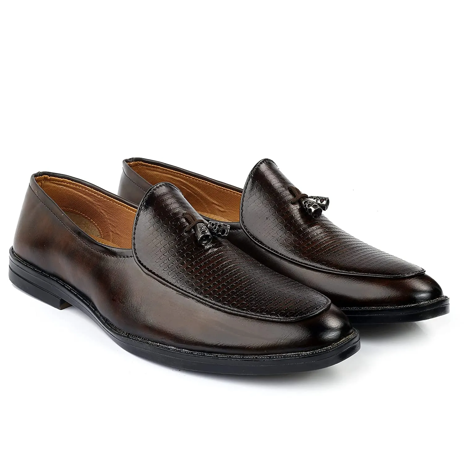 Stylish Casual Moccasins Slip-on Wedding ,Party Wear Shoes For Men's-JoansParamount