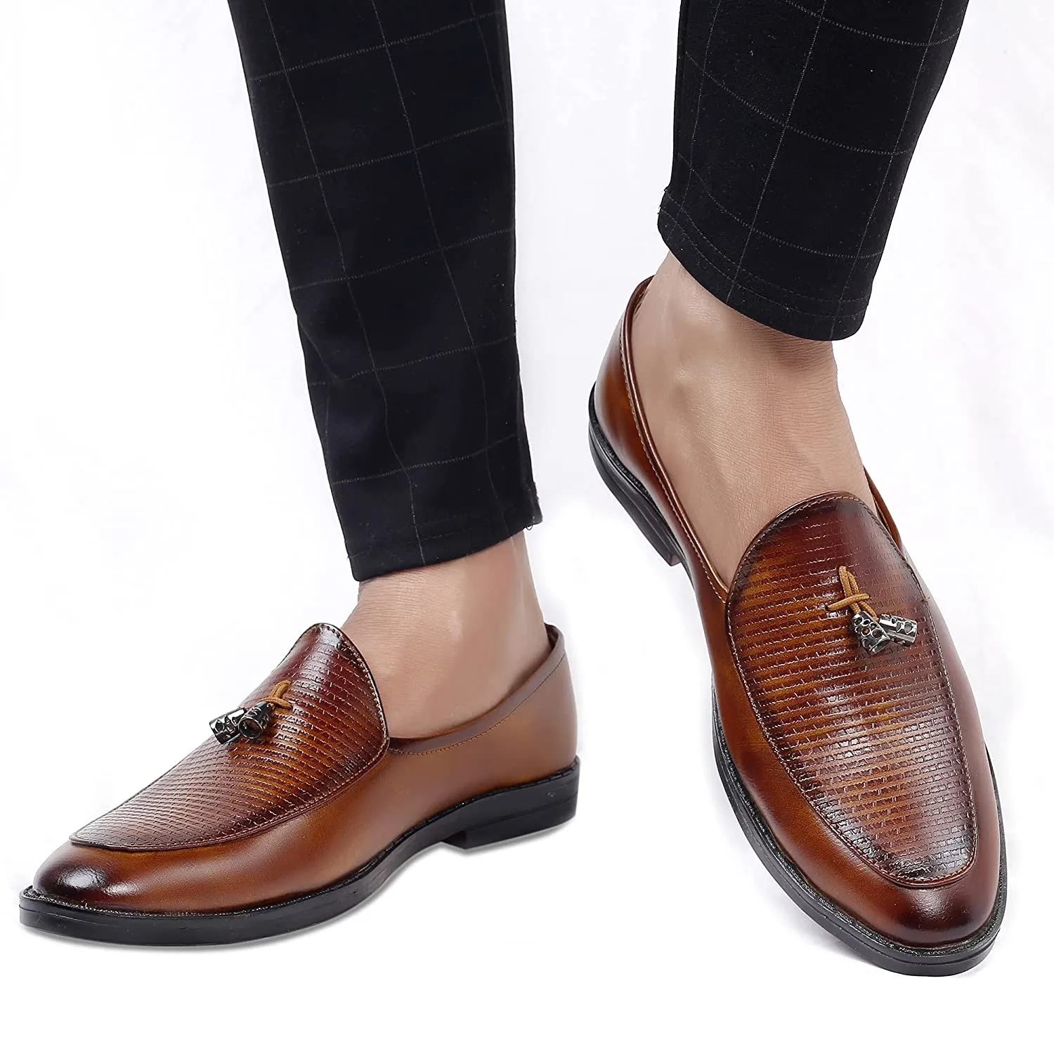 Stylish Casual Moccasins Slip-on Wedding ,Party Wear Shoes For Men's-JoansParamount