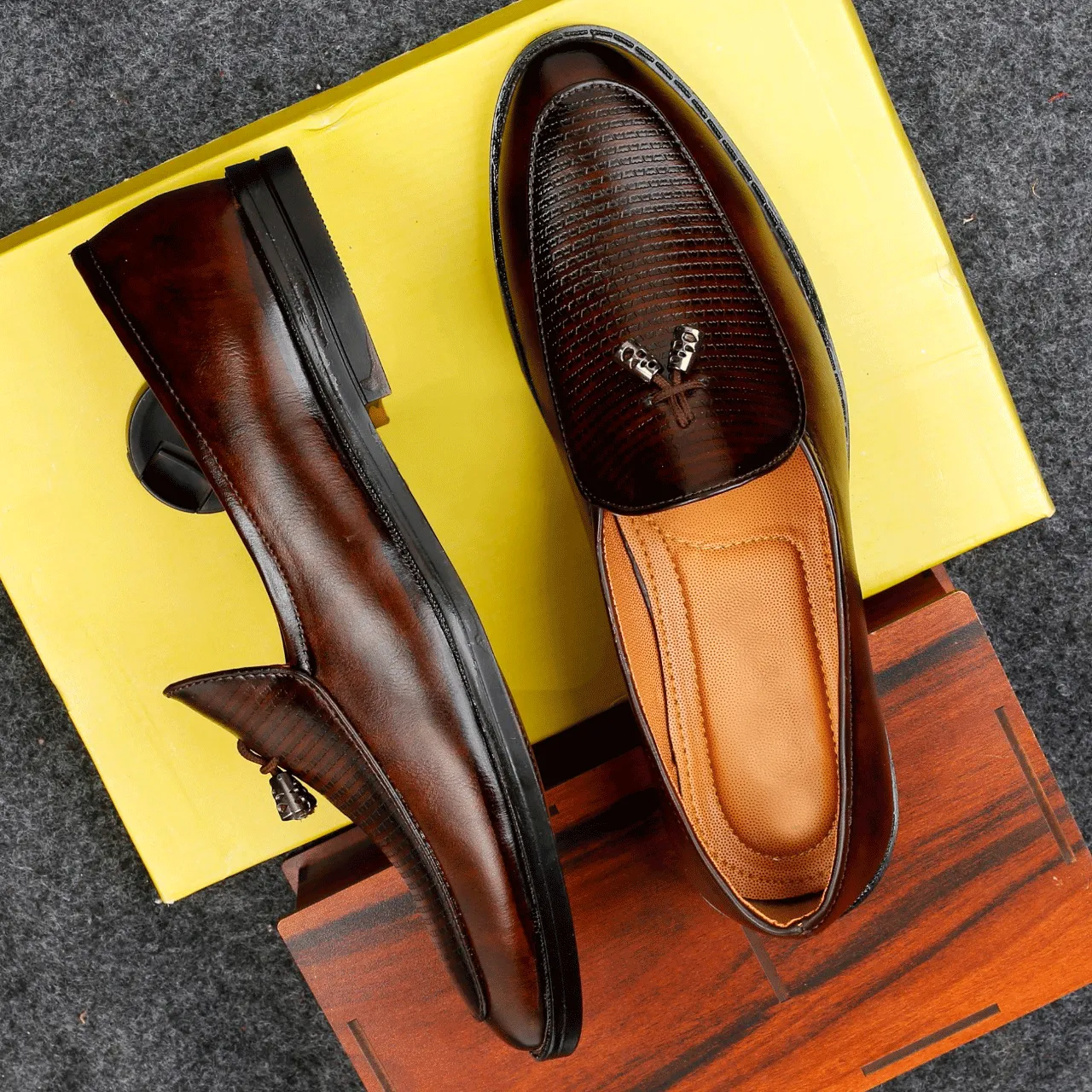 Stylish Casual Moccasins Slip-on Wedding ,Party Wear Shoes For Men's-JoansParamount