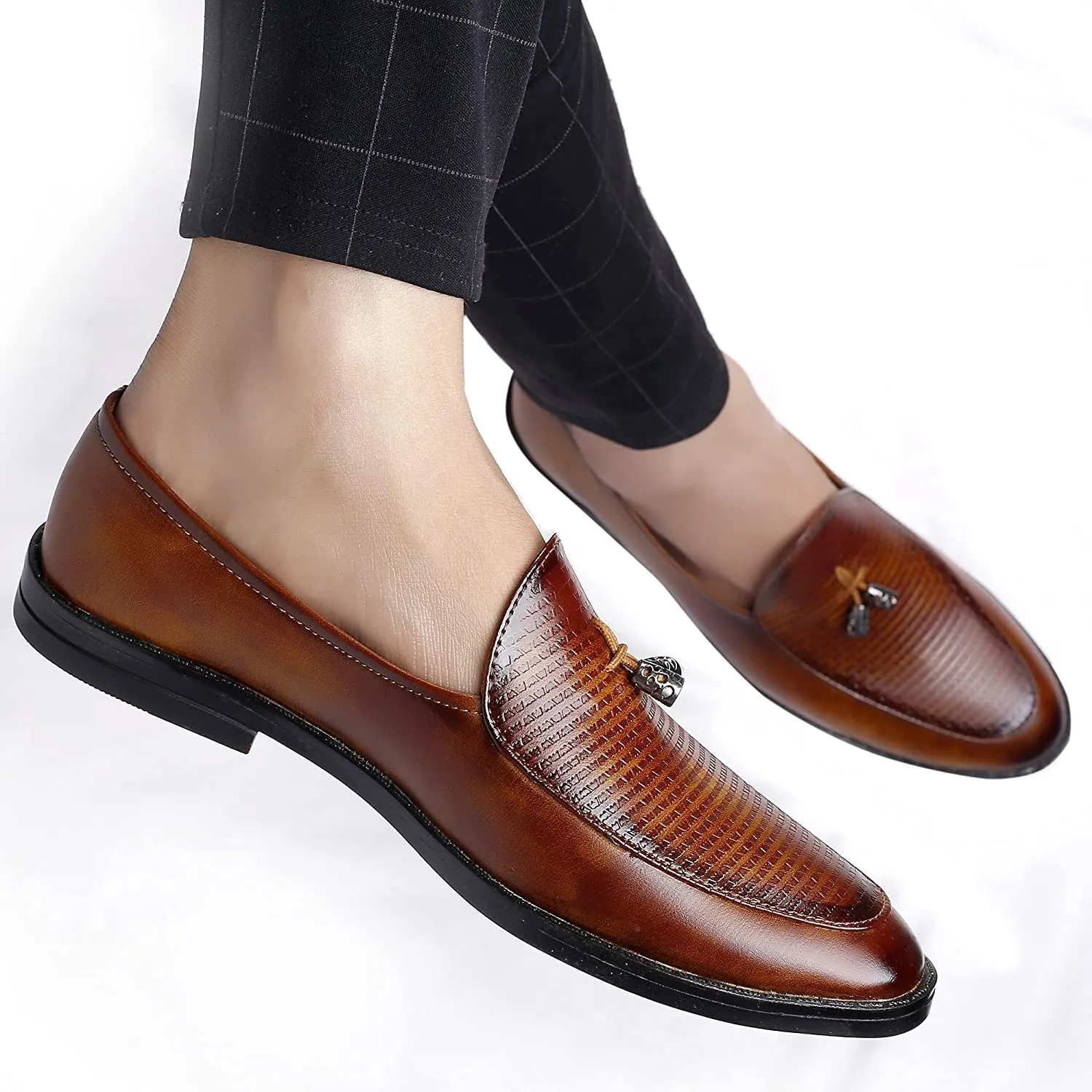 Stylish Casual Moccasins Slip-on Wedding ,Party Wear Shoes For Men's-JoansParamount