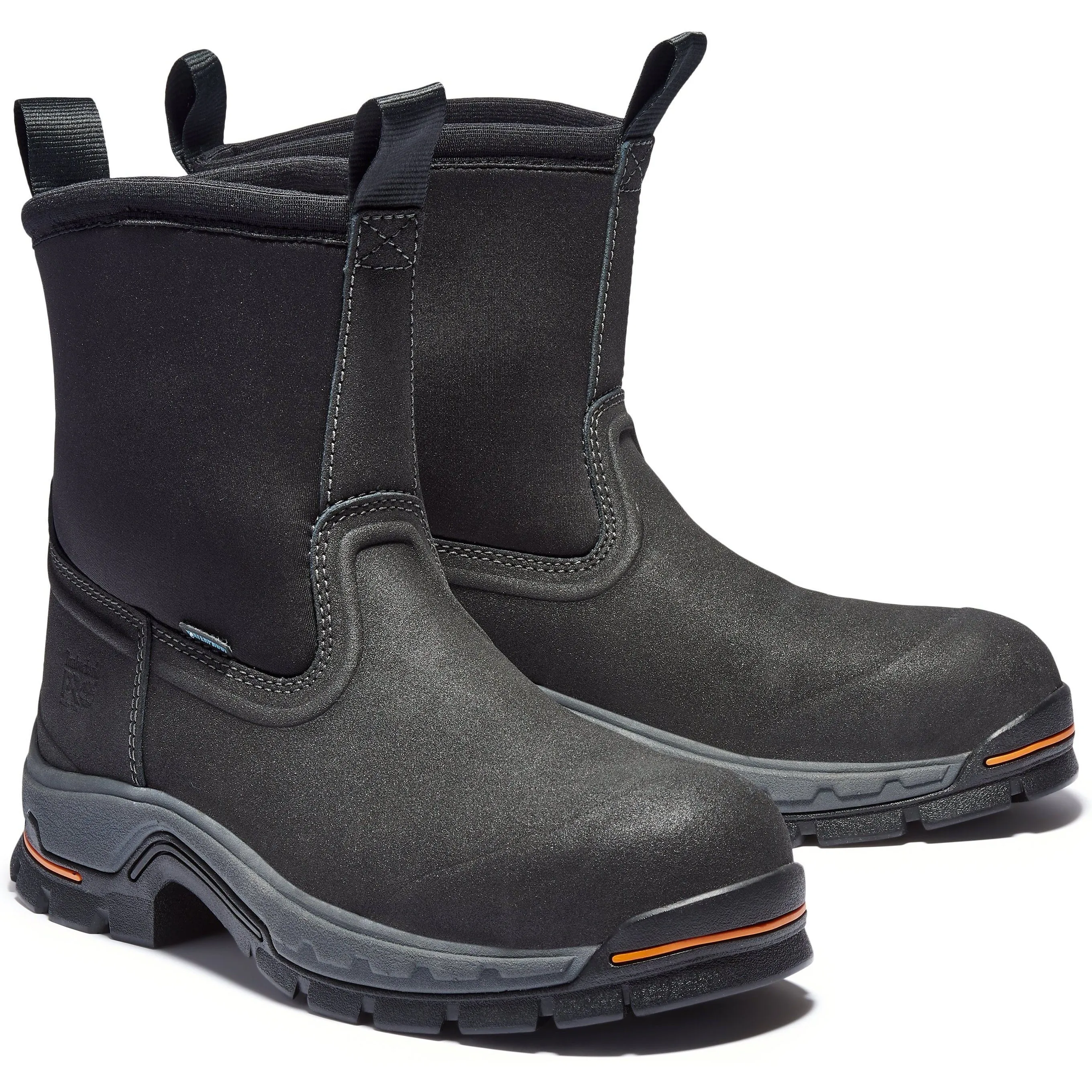 Timberland PRO Men's 8" Alloy Toe Waterproof Pull-on Work Boot - TB1A1AXG001