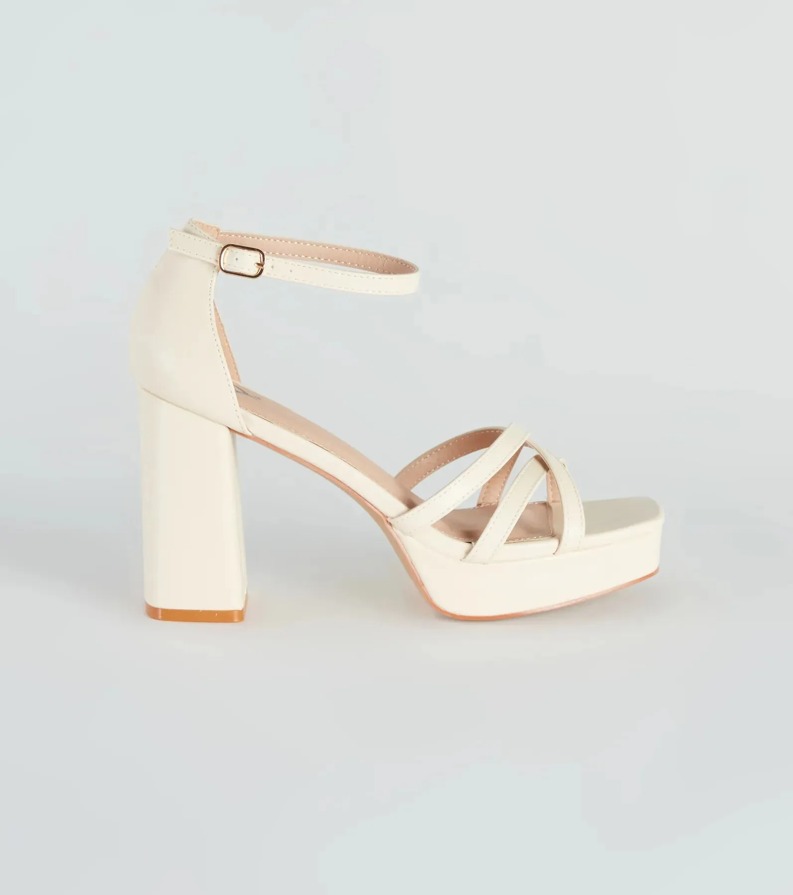 Trendy Essential Caged Platform Heels