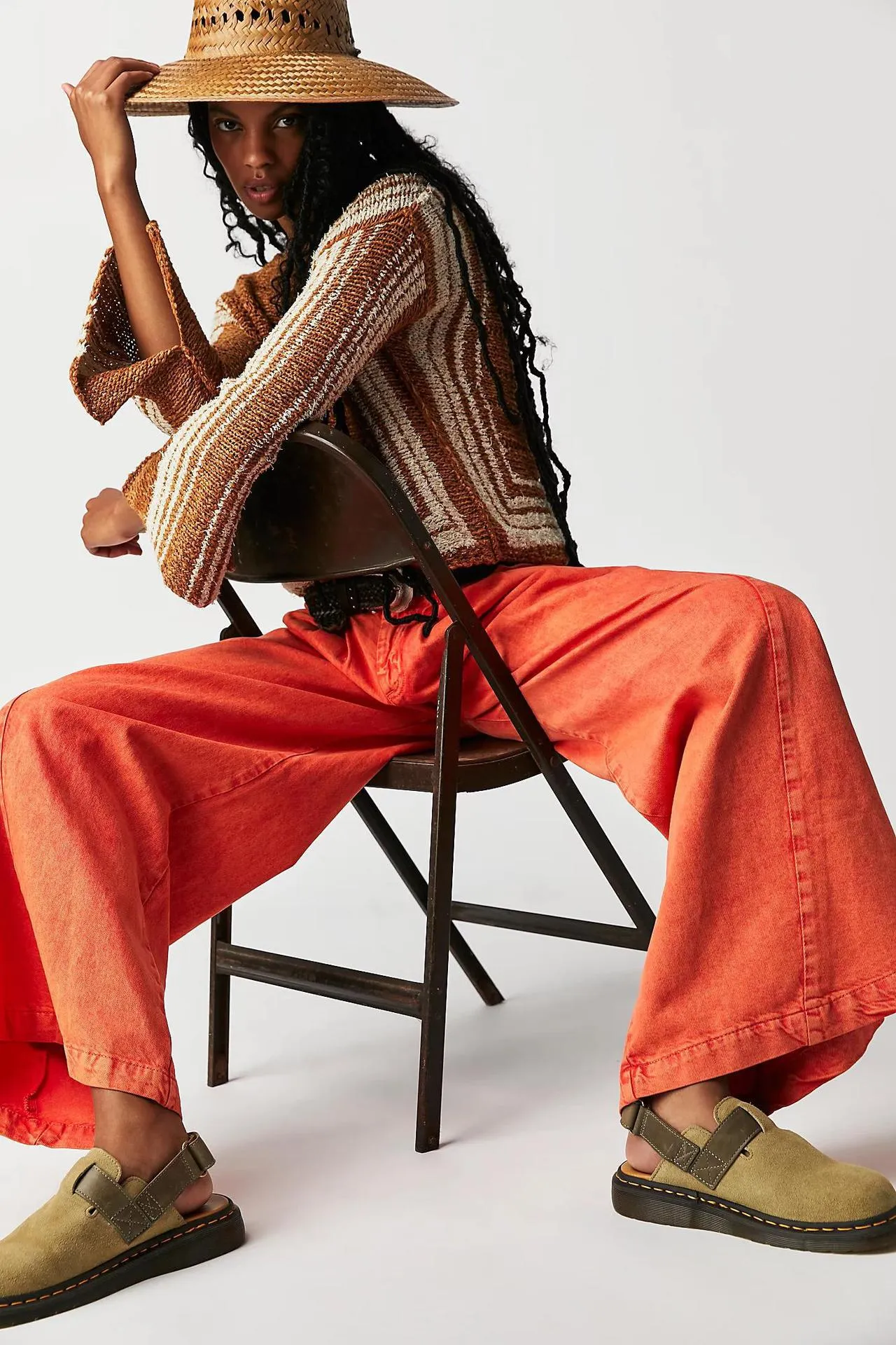 Trendy Plus-Size Wide Leg Denim Pants for Effortless Street Style